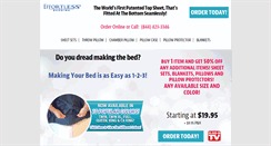 Desktop Screenshot of buyeffortlessbedding.com